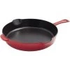 Staub 11'' Traditional Deep Skillet | Cherry Red -Cookware & Knives Shop 61x30vqaztl. ac sl1500