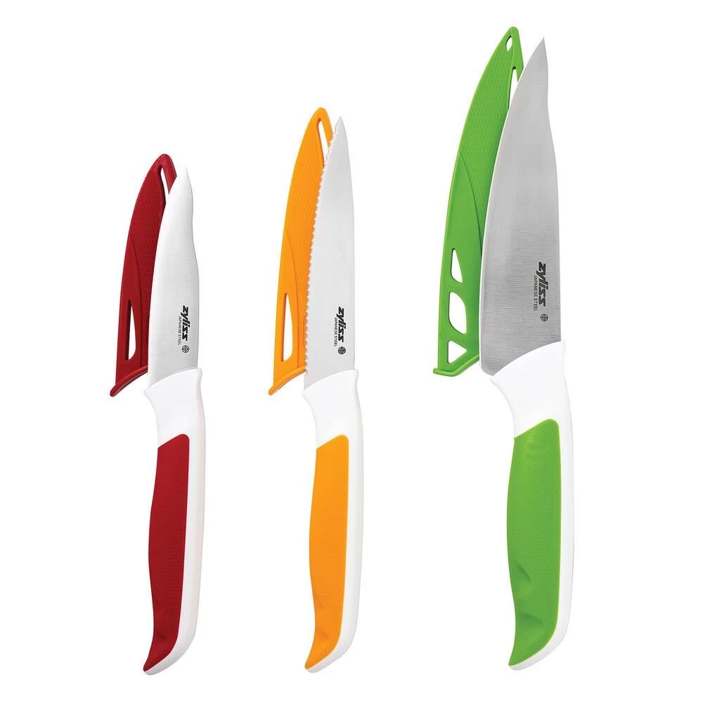 Zyliss Comfort Cutting Board & Knife Set 4 Zyliss Comfort Cutting Board & Knife Set - Image 2