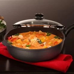 Swiss Diamond | HD Sauté Pan With Lid - 11" (4.3 Qt.) -Cookware & Knives Shop 6728c food 2017 10 27 20 11 39 utc