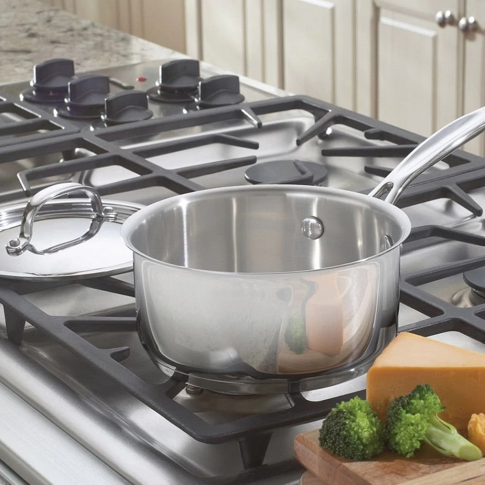 Cuisinart Chef's Classic Stainless Steel 1.5-Quart Saucepan 4 Cuisinart Chef's Classic Stainless Steel 1.5-Quart Saucepan - Image 2