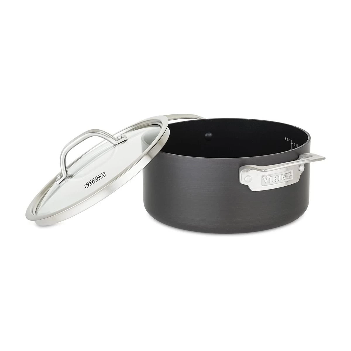 Viking Hard Anodized Nonstick Stock Pot | 4-Quart 3 Viking Hard Anodized Nonstick Stock Pot | 4-Quart