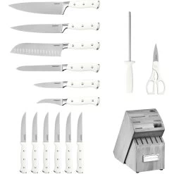 Cuisinart 15-piece Triple Rivet Cutlery Block Set | Grey Block -Cookware & Knives Shop 71i6iqrf9rl. ac sl1500