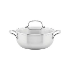 KitchenAid 4 Qt. Stainless Steel 3-Ply Casserole Dish/Pan With Lid