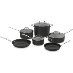 Cuisinart Chef's Classic Hard Anodized Nonstick Cookware Set | 10-Piece