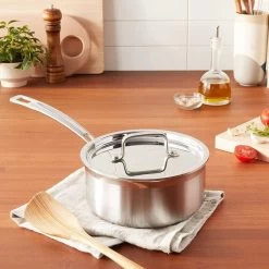 Cuisinart MultiClad Pro Triple Ply Stainless Steel 2 Qt. Saucepan -Cookware & Knives Shop 71ltk0qca3l. ac sl1500