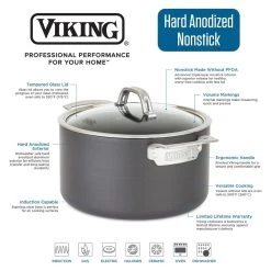 Viking Hard Anodized Nonstick Stock Pot | 8-Quart -Cookware & Knives Shop 71mtijut69l. ac sl1500 2