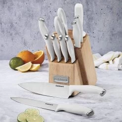Cuisinart Classic ColorPro Collection 12-Piece Knife Block Set | White -Cookware & Knives Shop 71muww ef7l. ac sl1000