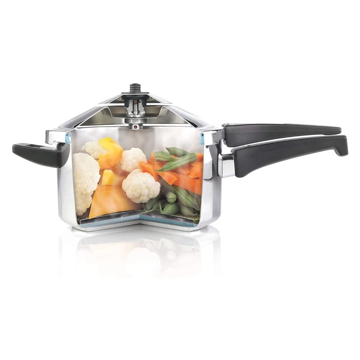 Kuhn Rikon Duromatic® Stainless Steel Pressure Saucepan | 3.7 Qt. 4 Kuhn Rikon Duromatic® Stainless Steel Pressure Saucepan | 3.7 Qt. - Image 2