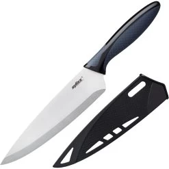 Zyliss 7.25" Chef's Knife With Cover | Black