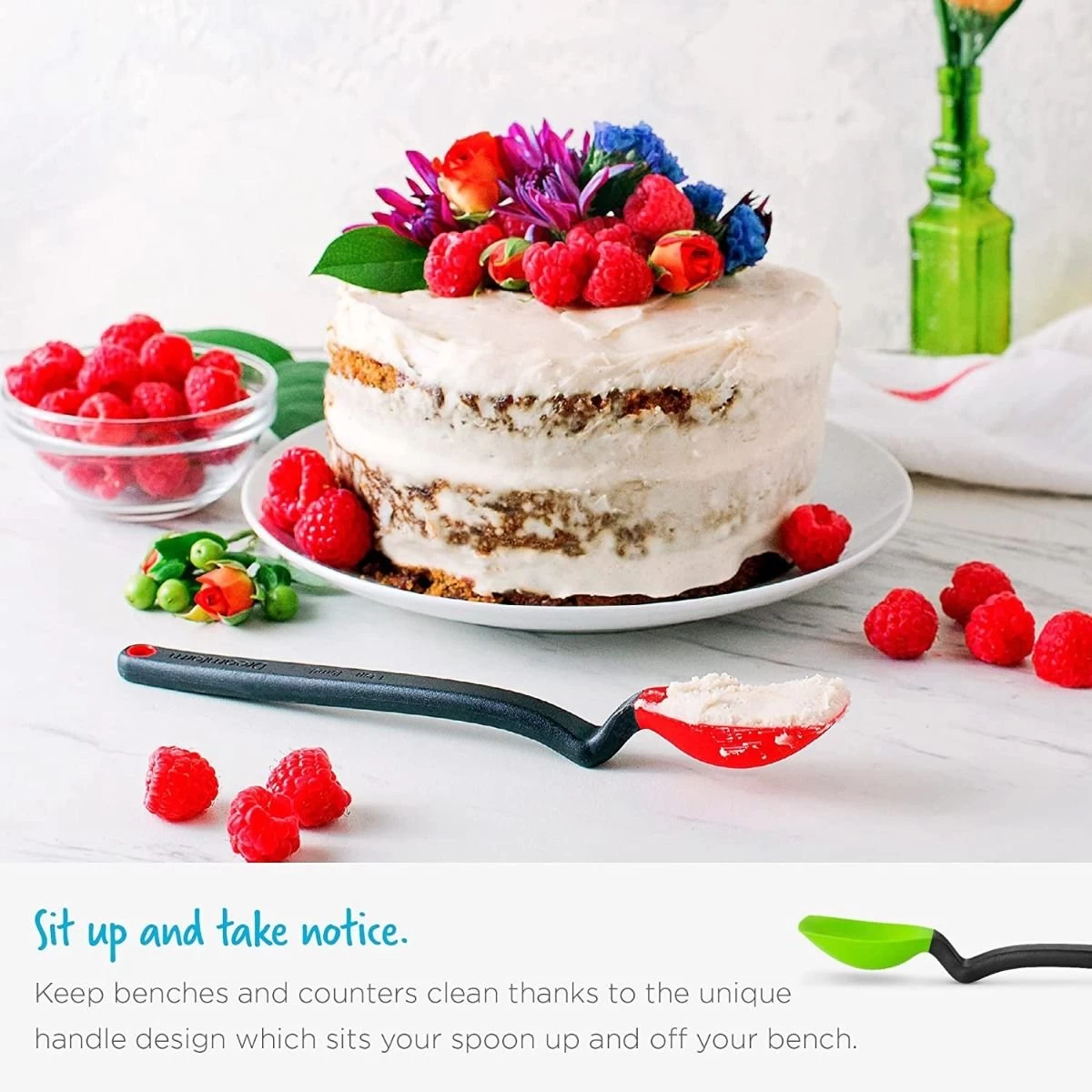 Dreamfarm 8.1" Mini Supoon Silicone Scraping Spoon | Orange 7 Dreamfarm 8.1" Mini Supoon Silicone Scraping Spoon | Orange - Image 5