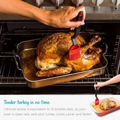 Dreamfarm Brizzle Silicone Basting Brush | Black -Cookware & Knives Shop 81rd y71stl. ac sl1500