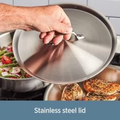 All-Clad D3 Stainless Steel 6-Quart Saute Pan With Lid -Cookware & Knives Shop 81xivacdipl. ac sl1500 1