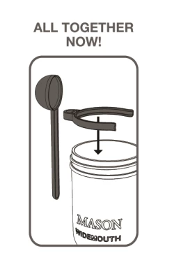 Fox Run Jarware Coffee Spoon Clip - Black 9 Fox Run Jarware Coffee Spoon Clip - Black -Cookware & Knives Shop 82652 fox run jarware coffee spoon clip black diagram