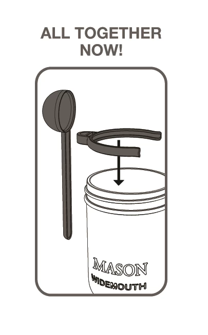 Fox Run Jarware Coffee Spoon Clip - Black 5 Fox Run Jarware Coffee Spoon Clip - Black - Image 3