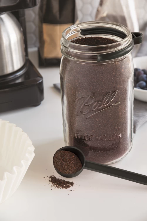 Fox Run Jarware Coffee Spoon Clip - Black 4 Fox Run Jarware Coffee Spoon Clip - Black - Image 2