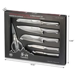 Cangshan Cutlery Sanford Series 6-Piece Knife Set -Cookware & Knives Shop 9 340e7f7b efdc 4969 94c7 a987f1aa92a8 900x