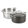 All-Clad Essentials Nonstick Hard Anodized Multipot 1 All-Clad Essentials Nonstick Hard Anodized Multipot -Cookware & Knives Shop all clad essentials nonstick multipot 64908.1601384451