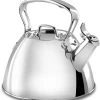 All-Clad Stainless Steel Whistling Tea Kettle | 2 Qt. 1 All-Clad Stainless Steel Whistling Tea Kettle | 2 Qt. -Cookware & Knives Shop all clad stainless steel tea kettle e8619964