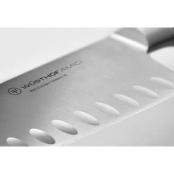 Wusthof Amici 7" Hollow Edge Santoku 8 Wusthof Amici 7" Hollow Edge Santoku -Cookware & Knives Shop amici detail hollow 01