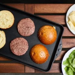 Swiss Diamond | XD Double Burner Griddle - 17" X 11" -Cookware & Knives Shop burn2