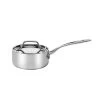 Cuisinart Custom-Clad 5-Ply Stainless Steel Saucepan With Lid | 1 Qt. -Cookware & Knives Shop cc519 14 lidon