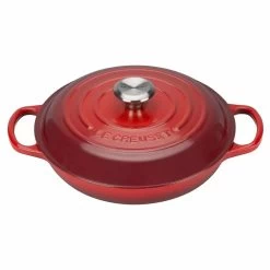 Le Creuset 7-Piece Signature Cookware Set | Cerise/Cherry Red -Cookware & Knives Shop cermain1 jpg
