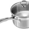 Chantal 21 Steel Induction Saucepan W/ Glass Lid - 2 Quart -Cookware & Knives Shop chantal 21 steel 2qt saucepan glass lid slin35 162 compressed