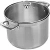 Chantal 21 Steel Induction Stock Pot W/ Glass Lid - 8 Quart 1 Chantal 21 Steel Induction Stock Pot W/ Glass Lid - 8 Quart -Cookware & Knives Shop chantal 21 steel 8qt stockpot slin33 240 compressed