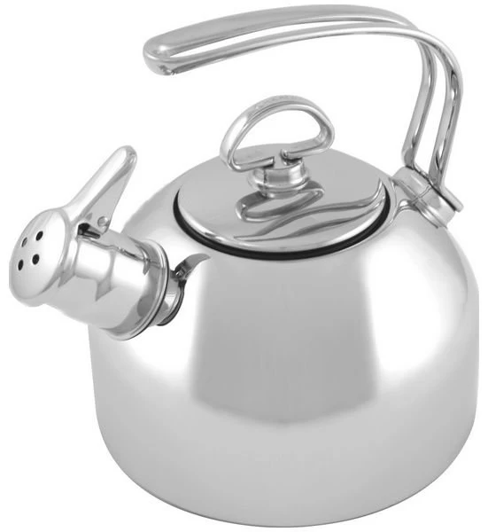 Chantal 1.8 Qt. Steel Classic Tea Kettle | Stainless Steel 3 Chantal 1.8 Qt. Steel Classic Tea Kettle | Stainless Steel