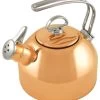 Chantal 1.8 Qt. Steel Classic Tea Kettles | Multiple Colors Available -Cookware & Knives Shop chantal tea kettles classic copper teakettlesl37 19cp popup
