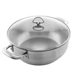 Chantal Induction 21 Chef's Pan + Glass Lid | 5 Qt.