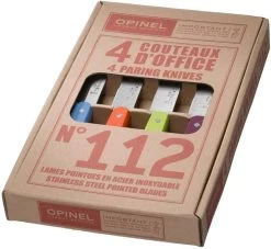 Opinel Colored Paring Knives - Set Of 4 -Cookware & Knives Shop coffret 112 acidules1200 800x