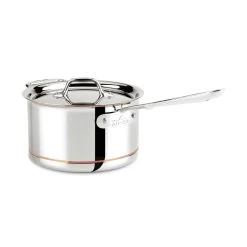 All-Clad Copper Core 5-Ply Bonded Stainless Steel Saucepan | 4 Qt.