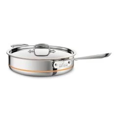 All-Clad Copper Core 5-Ply Bonded Stainless Steel Saute Pan | 5 Qt.