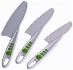 Curious Chef TCC50029 Three Piece Nylon Knife Set