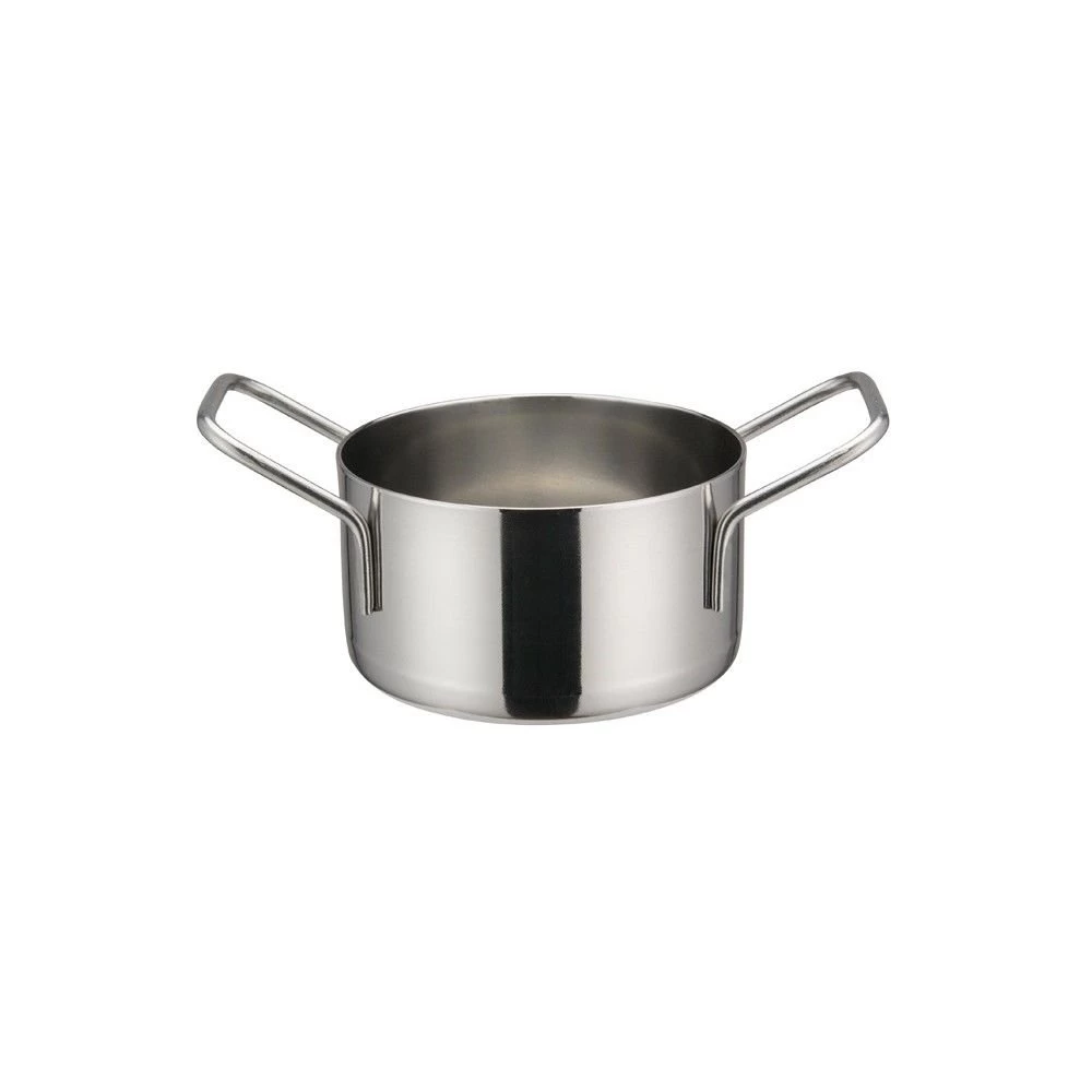 Winco Stainless Steel Mini Casserole | 3.5" X 2" 3 Winco Stainless Steel Mini Casserole | 3.5" X 2"