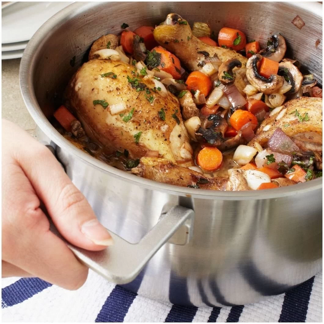 Demeyere Atlantis Casserole/Stock Pot (5.5Qt) 4 Demeyere Atlantis Casserole/Stock Pot (5.5Qt) - Image 2