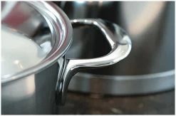 Demeyere Atlantis Saute Pan & Lid W/ Helper Handle - 5.1 Qt. Induction -Cookware & Knives Shop demeyere atlantis handle design compressed