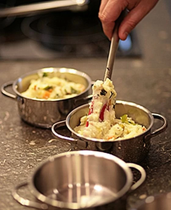 Demeyere RESTO Mini Dutch Oven Set With Lids - 0.58 Qt Each - 4 PC Set 3 Demeyere RESTO Mini Dutch Oven Set With Lids - 0.58 Qt Each - 4 PC Set