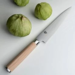 Shun Classic Blonde 6" Utility Knife -Cookware & Knives Shop dm0701w tomatillos lifestyle1