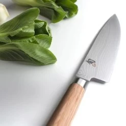 Shun Classic Blonde 8" Chef's Knife -Cookware & Knives Shop dm0706w bokchoy lifestyle3