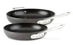 All-Clad HA1 Hard Anodized Nonstick Fry Pan Set (10" & 12") | 2-Piece