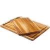TeakHaus Edge Grain Essential Cutting Boards (Set Of 2) | 18" X 14" & 14" X 10" -Cookware & Knives Shop ekb pt2 eg ess 1