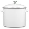 Cuisinart Chef's Classic 16-Quart Enamel On Steel Stockpot With Cover | White