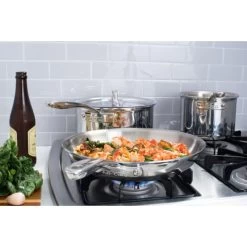 All-Clad D3 Stainless Steel Compact Cookware & Mixing Bowl Set | 8-Piece -Cookware & Knives Shop ghfrswpytyot63yobx3n