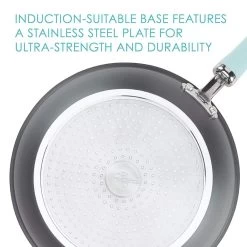 Rachael Ray 11-Piece Hard Anodized Cookware Set | Light Blue 16 Rachael Ray 11-Piece Hard Anodized Cookware Set | Light Blue -Cookware & Knives Shop hardblue3