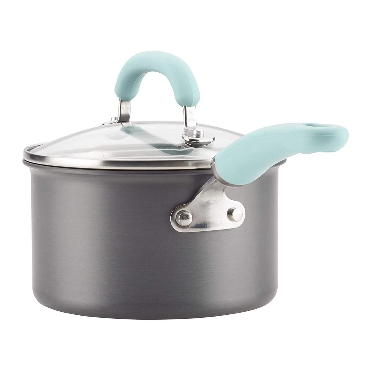 Rachael Ray 11-Piece Hard Anodized Cookware Set | Light Blue 11 Rachael Ray 11-Piece Hard Anodized Cookware Set | Light Blue - Image 9