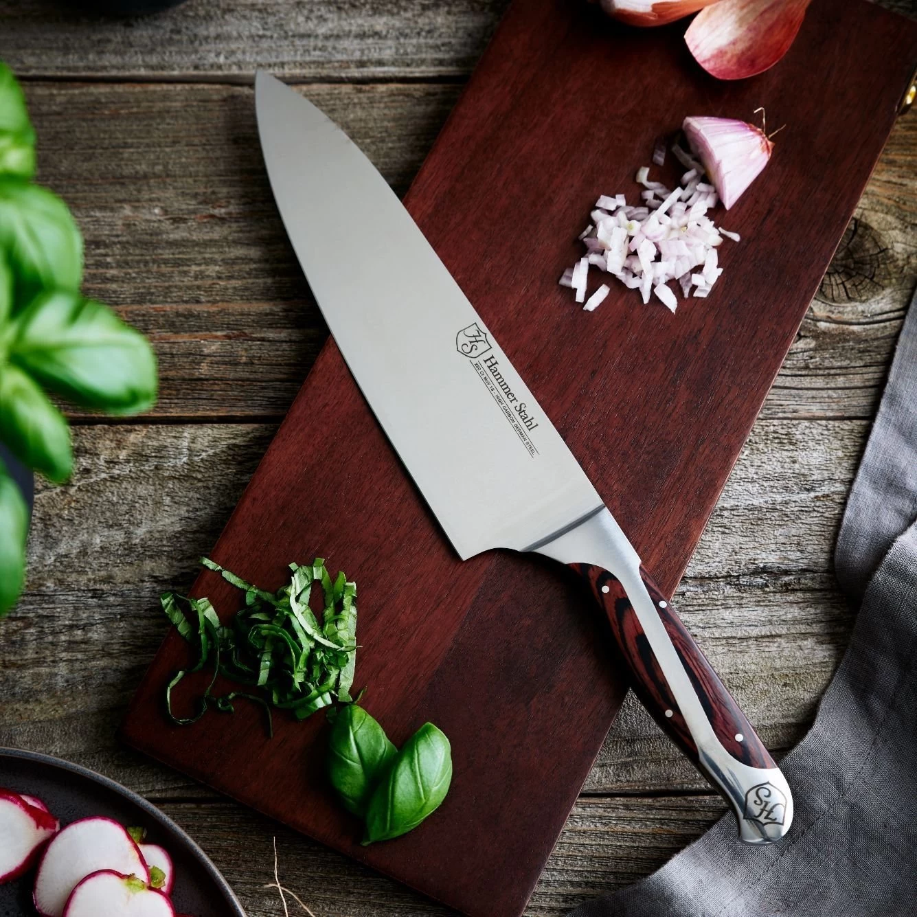 Hammer Stahl Cutlery 8" Chef's Knife 4 Hammer Stahl Cutlery 8" Chef's Knife - Image 2