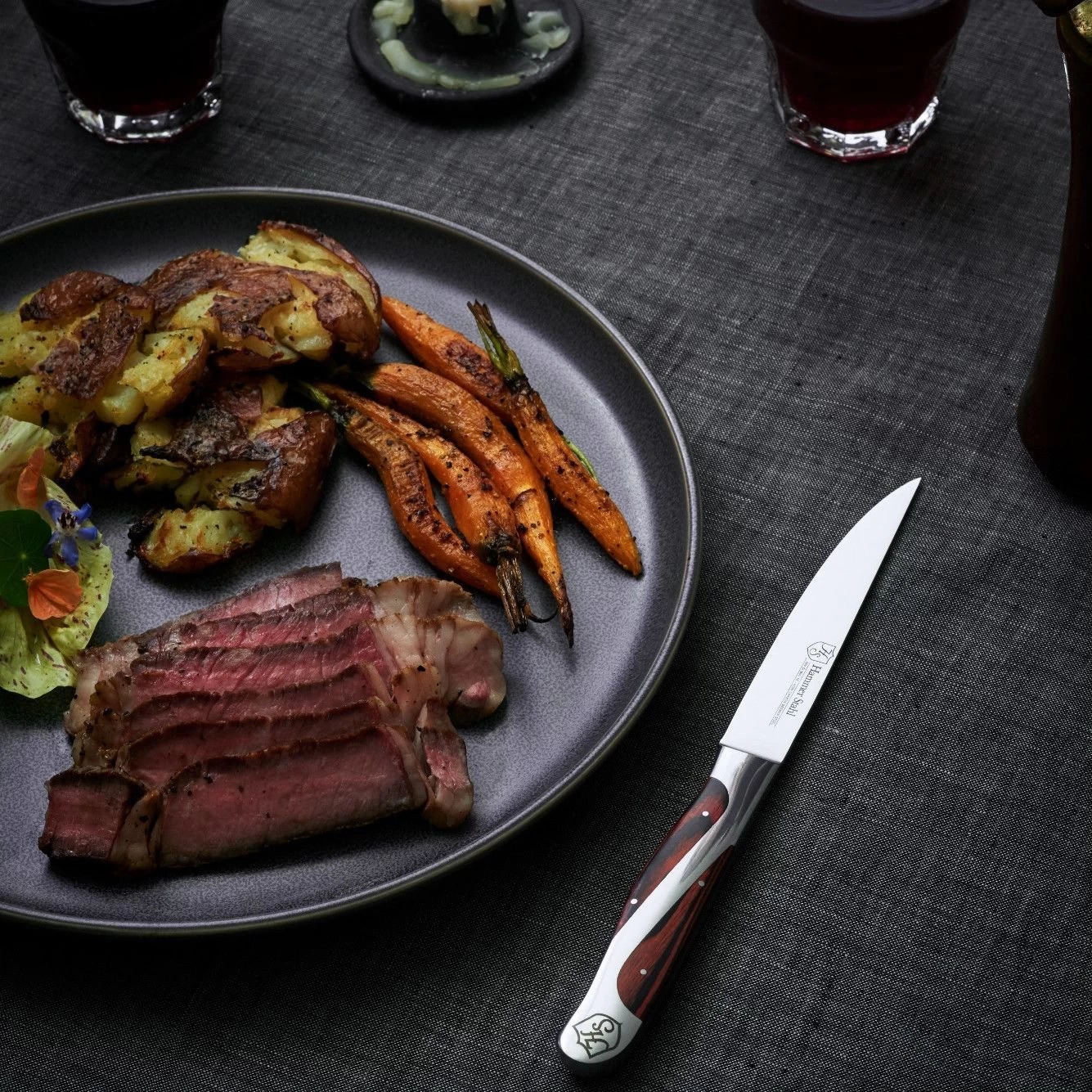 Hammer Stahl Cutlery Classic Collection 4-Piece Steak Knife Set 5 Hammer Stahl Cutlery Classic Collection 4-Piece Steak Knife Set - Image 3