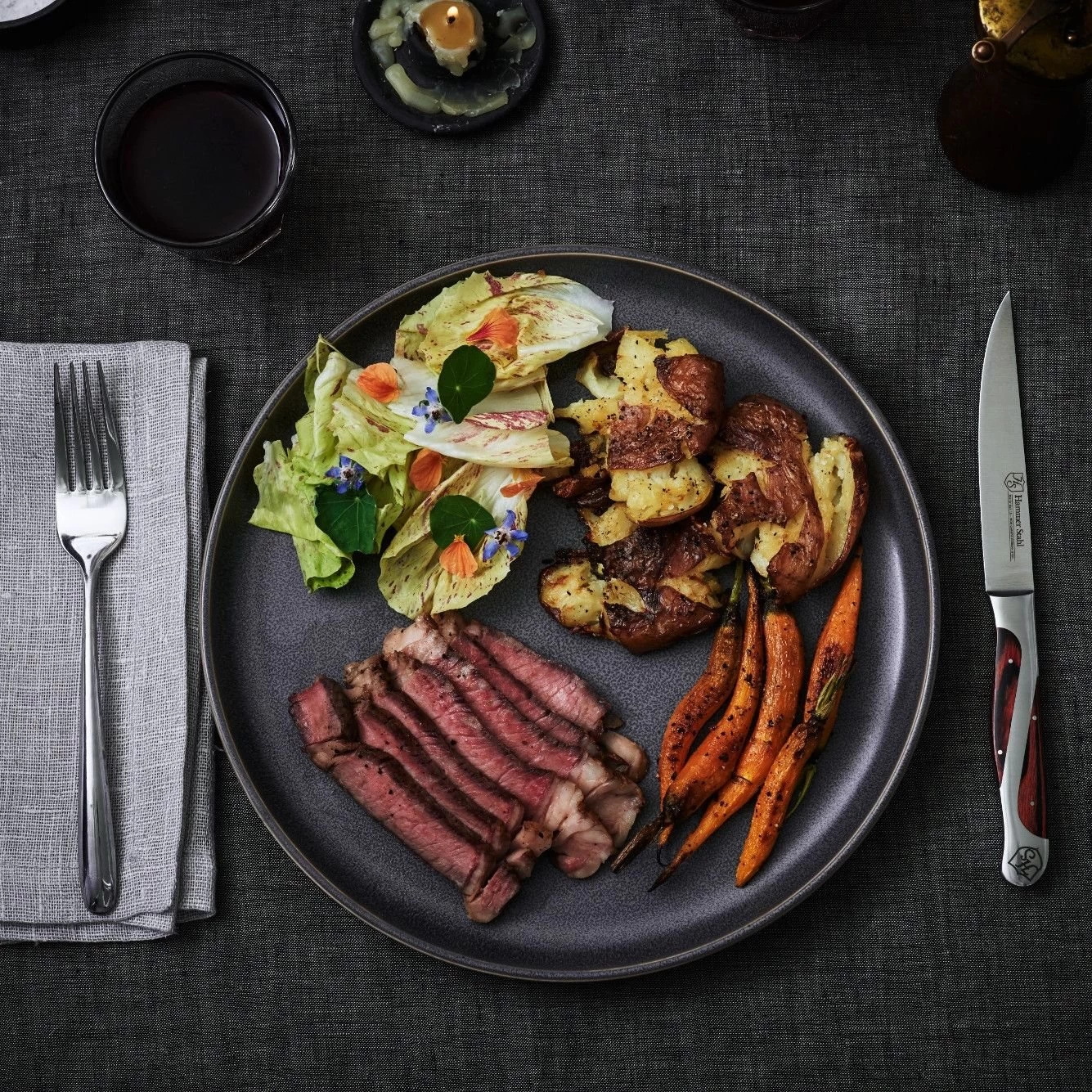 Hammer Stahl Cutlery Classic Collection 4-Piece Steak Knife Set 6 Hammer Stahl Cutlery Classic Collection 4-Piece Steak Knife Set - Image 4